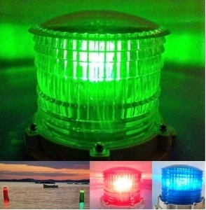 Art. 5013 — Faro solare a LED lampeggiante per porti